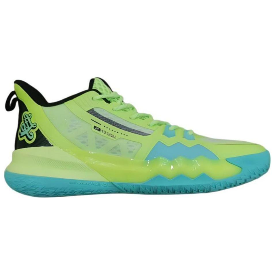 361° Cushioning, Wear Resistant Low top Basketball Shoes Men’s Green