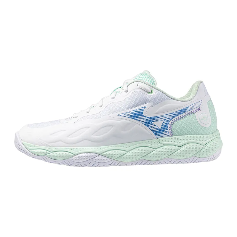 Mizuno Wave Enforce Cushioning Abrasion Resistant Breathable Low top Tennis Shoes Women's White