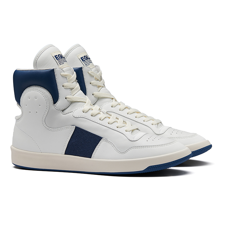 EQLZ EQUALIZER 1970 Lightweight High top Vintage Basketball Shoes Unisex Campus Blue