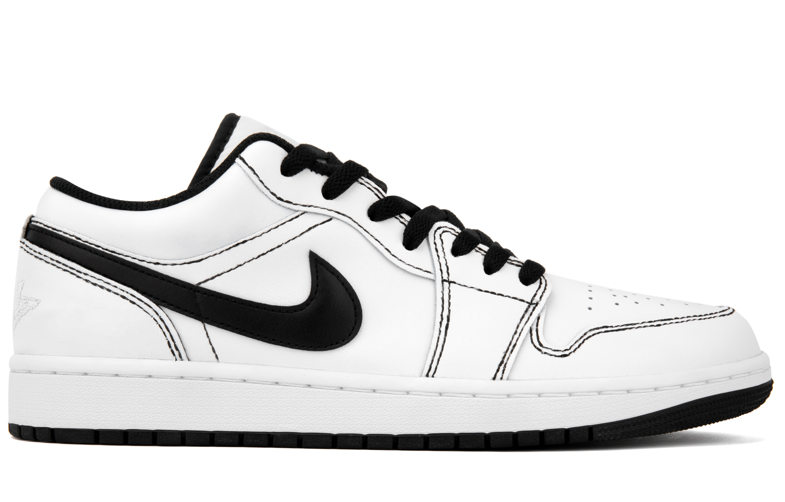 Jordan Low top Vintage Basketball Shoes Unisex Black White