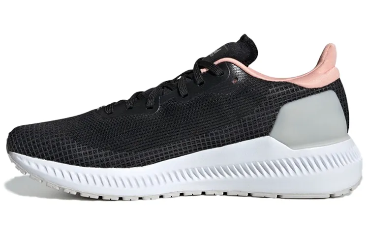 Adidas Solar Blaze Slip Resistant Slip Resistant Low top Cycling Shoes Women's Black White Pink