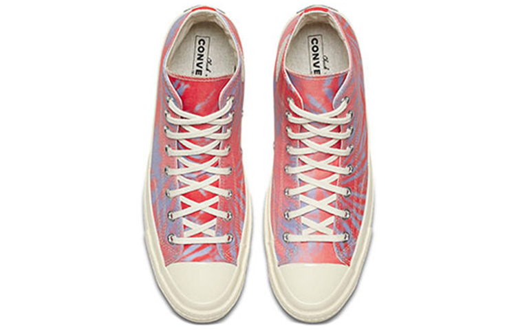 Кеды Converse Chuck 1970s Hi (красно-белые) — Красный / белый — фото 5