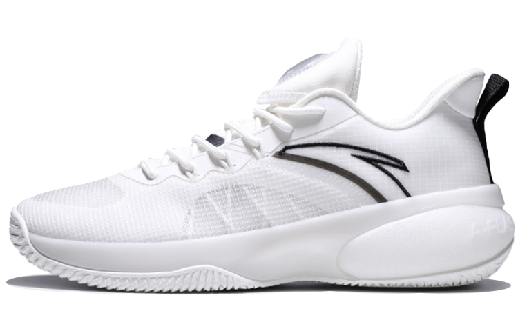 Anta Cement Killer Low top Performance Basketball Shoes Men's White Black