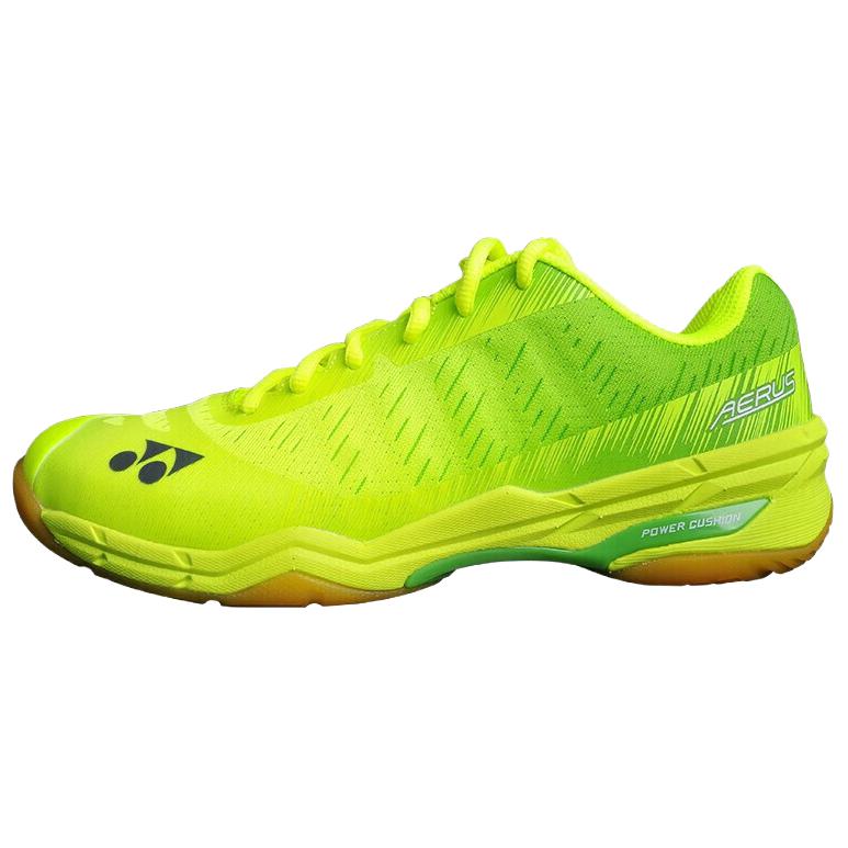YONEX POWER CUSHION AERUS Comfortable Slip Resistant Abrasion Resistant Low top Badminton Shoes Unisex Yellow
