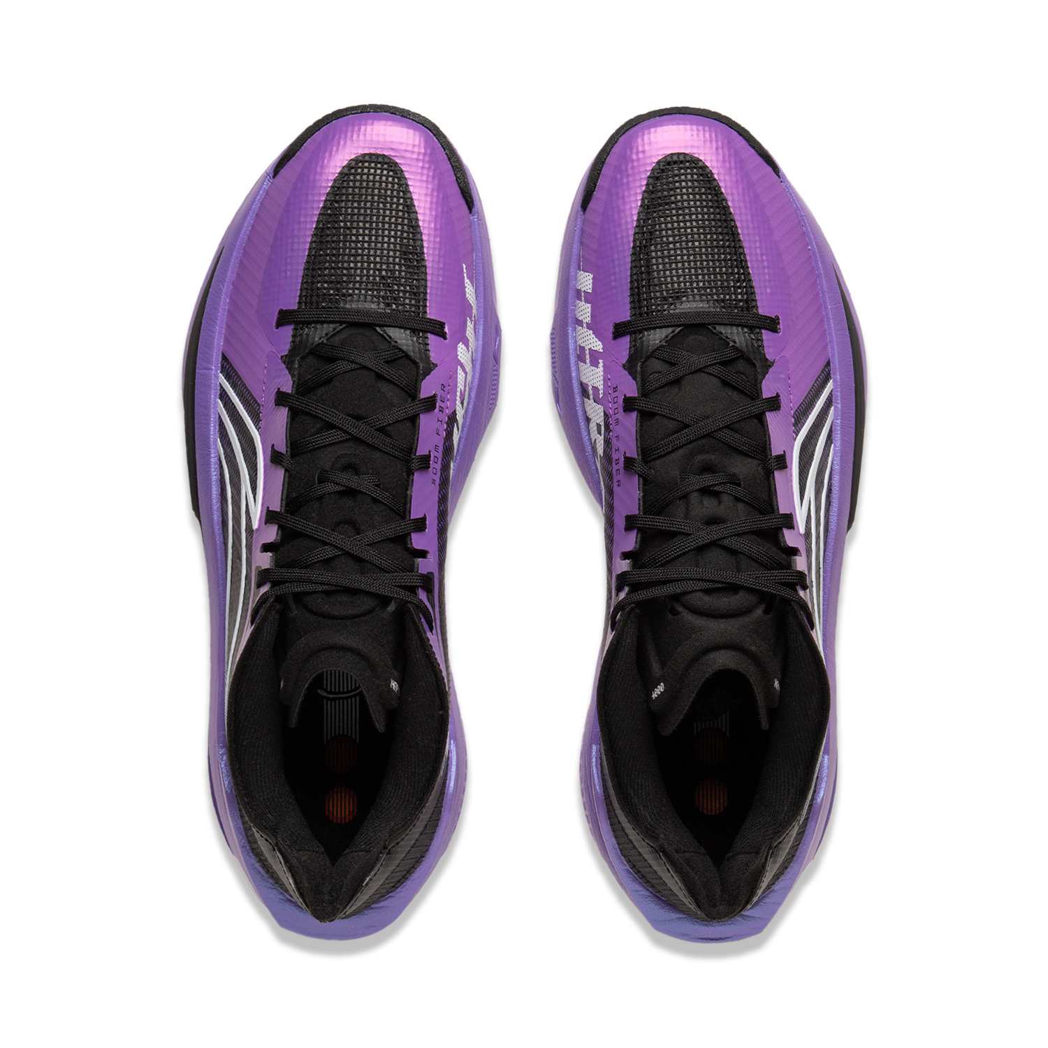 Li Ning ULTRALIGHT Cushioning Slip Resistant Abrasion Resistant Rebound Grip Low top Basketball Shoes Men’s Purple