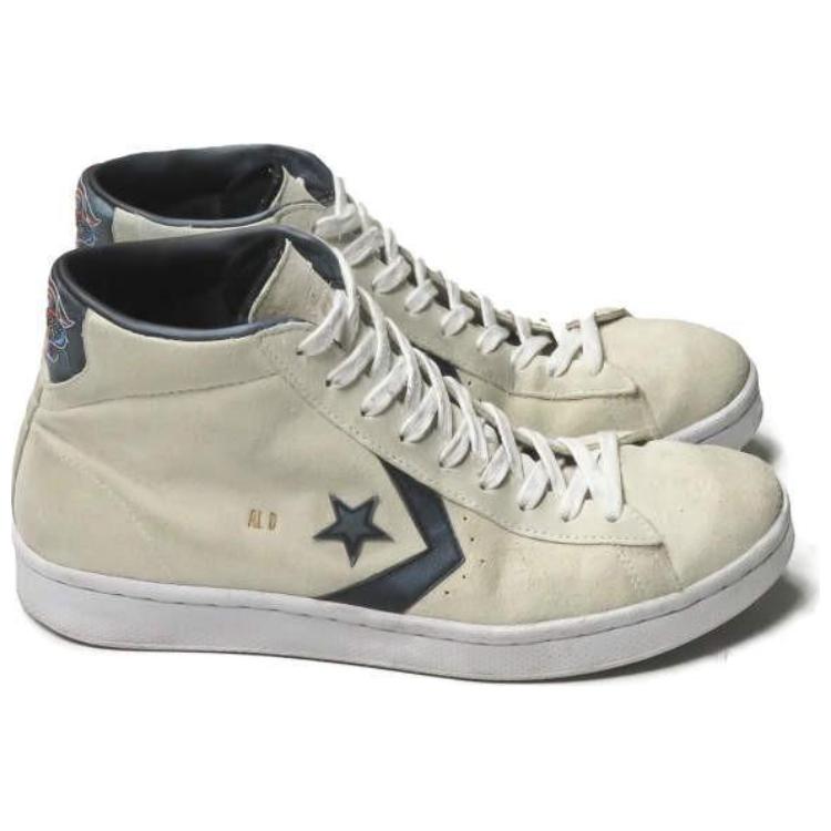 Кеды Converse Cons Pro Leather Hi (серая) — фото 4