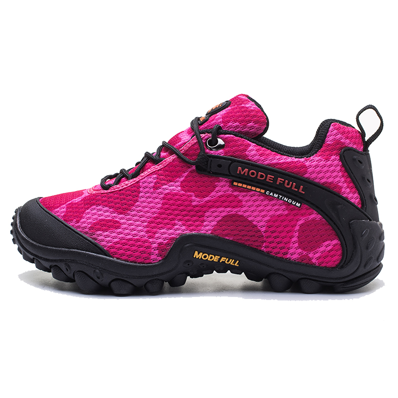 MODE FULL Comfortable Cushioning Slip Resistant Abrasion Resistant Breathable Low top Mountaineering Shoes Women’s
