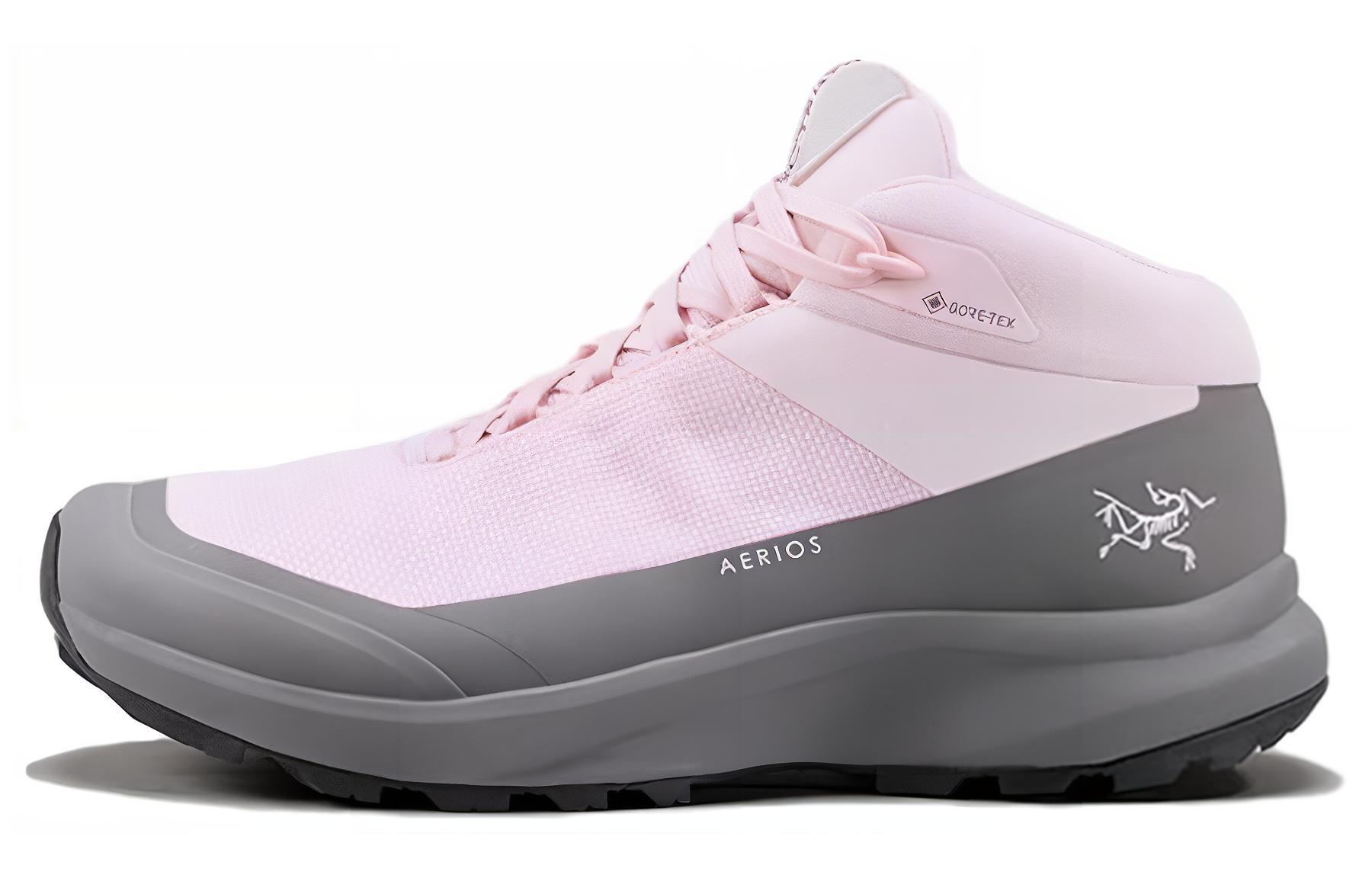 Женские ботинки Arcteryx Aerios FL 2 GTX (розово-серые)