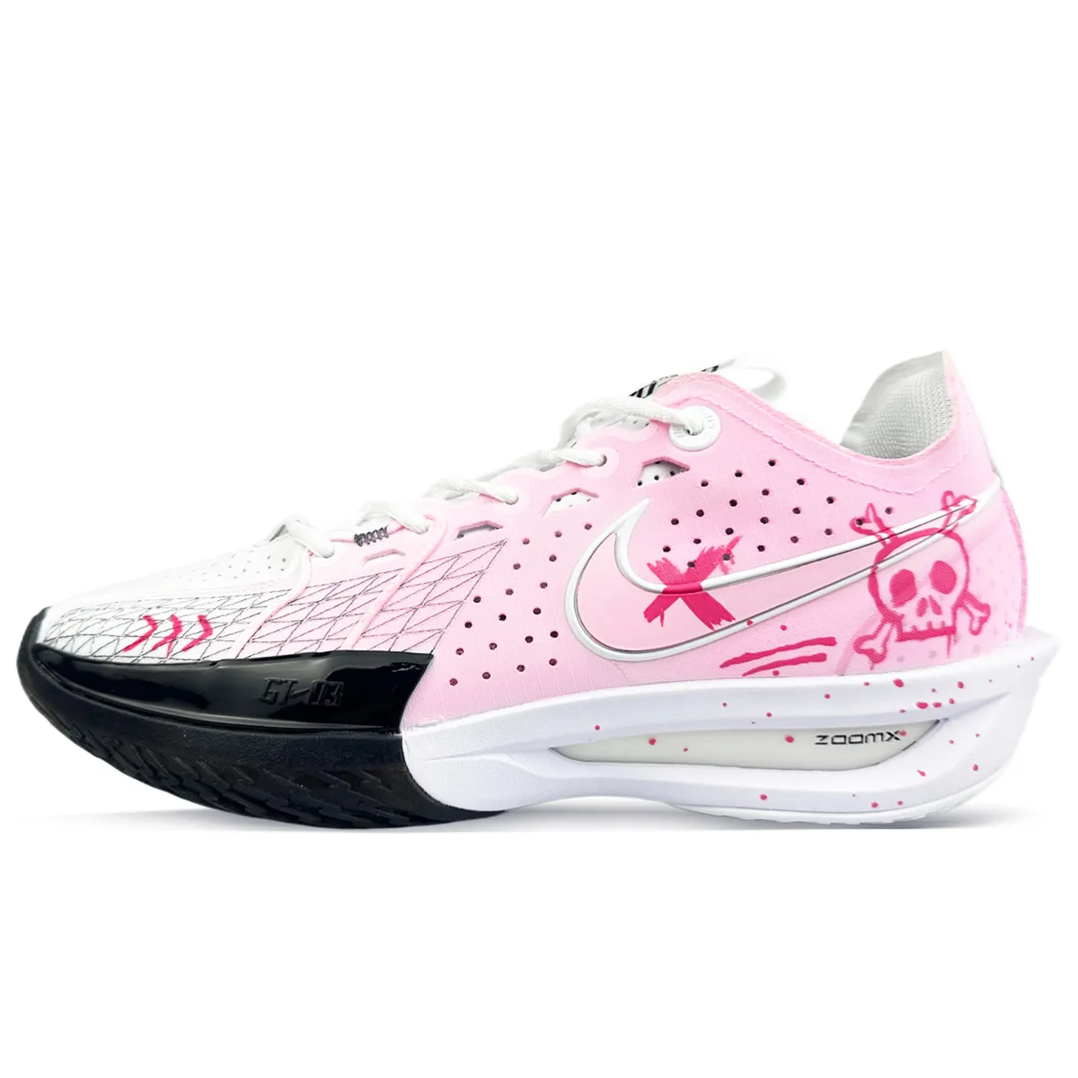 Nike G.T. Cut 3 Cushioning Rebound Cushioning Rebound Low top Basketball Shoes Unisex White Pink