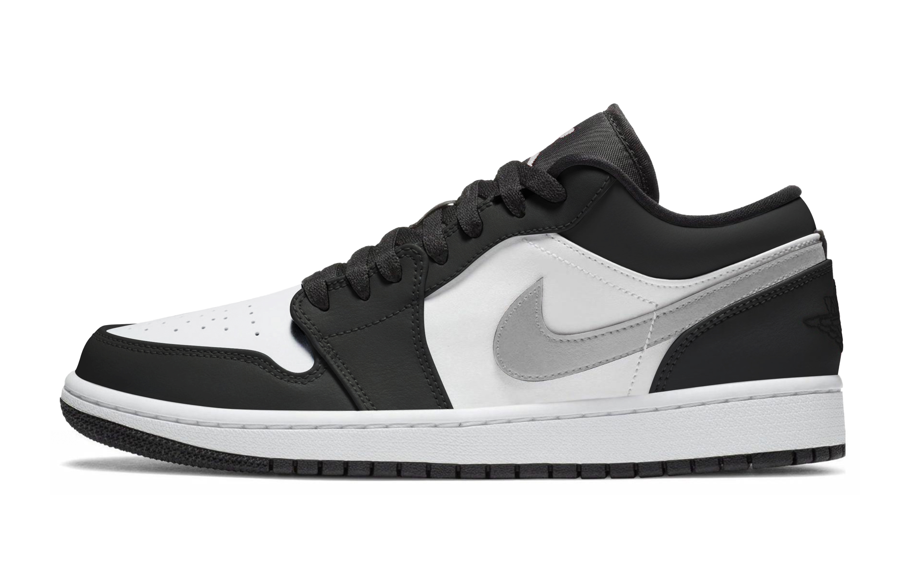 Jordan Air Jordan 1 Low top Skateboard Shoes Unisex Black