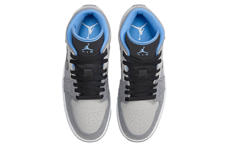 Air Jordan 1 Mid ‘Crater Grey University Blue’