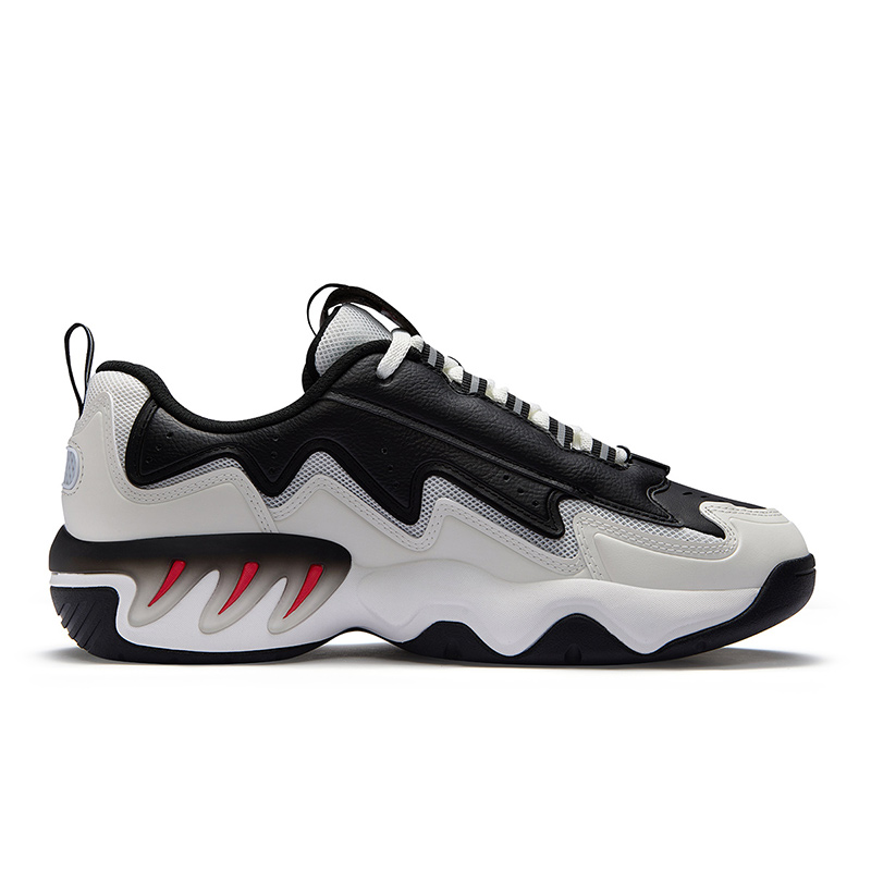 FILA FUSION SHOCK Low top Basketball Shoes Men’s Black White