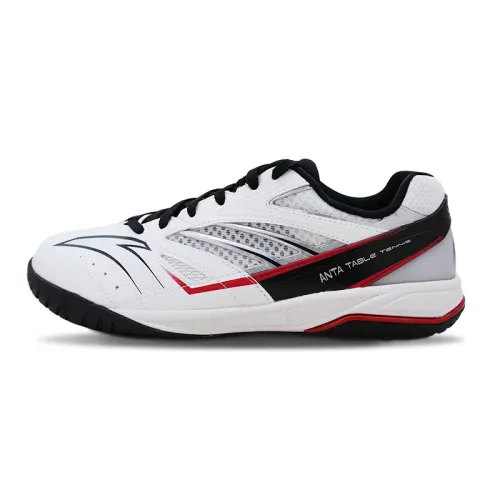 Anta Rotor Blade Table Tennis Shoes Low top Training Shoes Men's Papyrus White Black