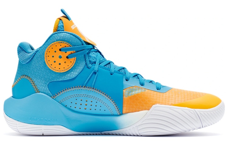 Li Ning Sonic 9 Team Cushioning Slip Resistant Abrasion Resistant Coverage Support Rebound Mid top Basketball Shoes