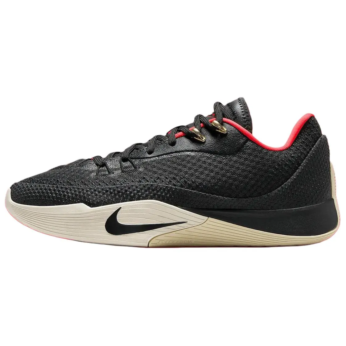 Nike S.T. Flare Abrasion Resistant Low top Basketball Shoes Men's Black