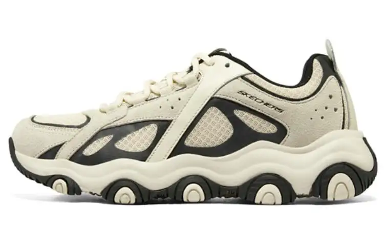 Skechers Rover X XD'LITES Purple Bear Low top Chunky Sneakers Women's White Black