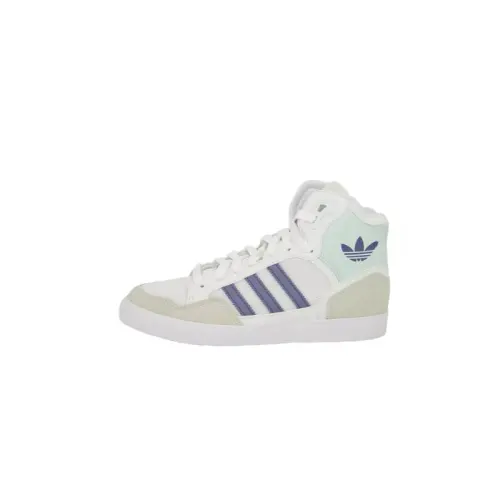 Adidas Originals EXTABALL Slip Resistant Abrasion Resistant High top Tennis Shoes Women's White