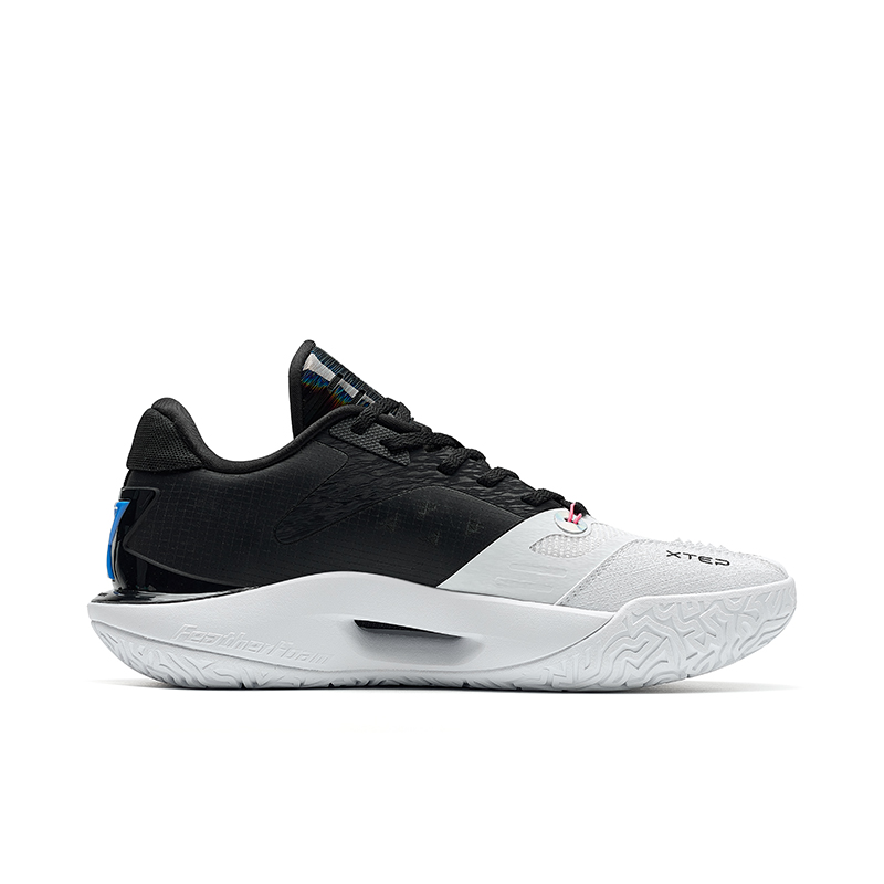 XTEP Demon Claw Game Ready Slip Resistant Abrasion Resistant Low top Basketball Shoes Men’s New White/Black