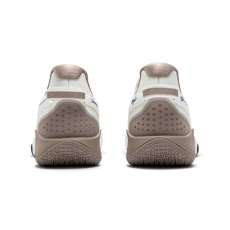 361° Slip Resistant, Abrasion Resistant, Breathable Low top Basketball Shoes Men’s White Umber