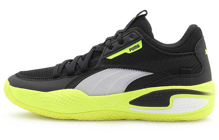 PUMA Court Rider Black Yellow Alert