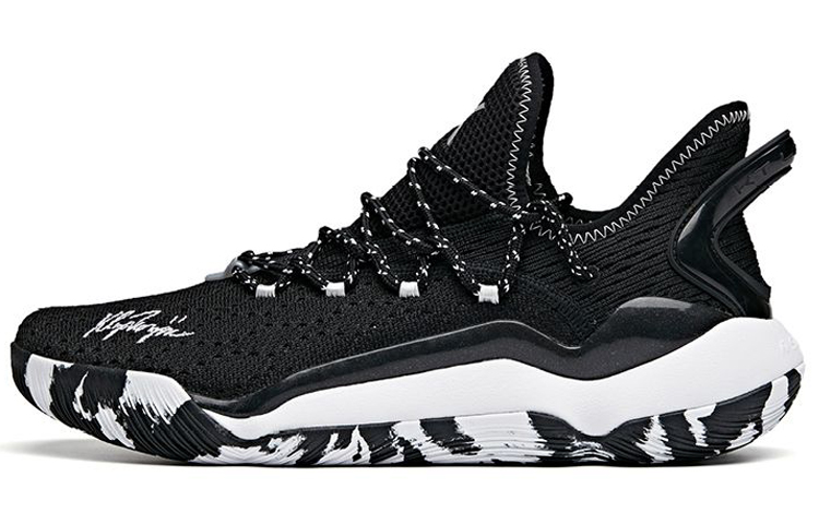 Anta Light Cavalry 5 Versatile Cushioning Slip Resistant Abrasion Resistant Low top Basketball Shoes Men’s Black White