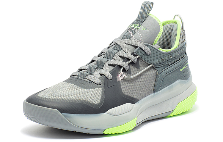 361° Burning Fight 3.0 Basketball Shoes Men’s Low Top Light Gray