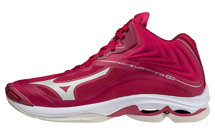 Mizuno Wave Lightning Series Fabric Synthetic Leather Casual Non-Slip Wear-Resistant Breathable Mid-top Volleyball Shoes Same Style for Men and Women