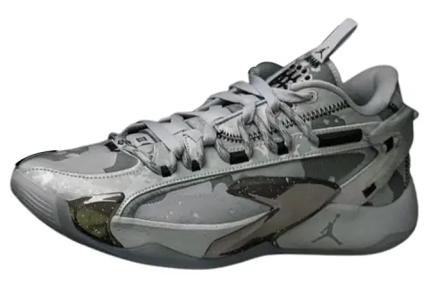 Jordan Luka 2 PE Slip Resistant Low top Basketball Shoes Men's Gray