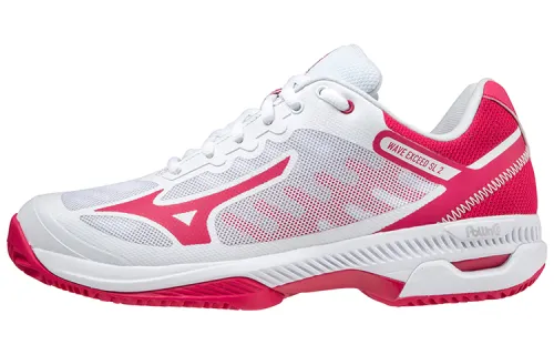 Mizuno Tennis Shoes Women's Low Top Pink/White