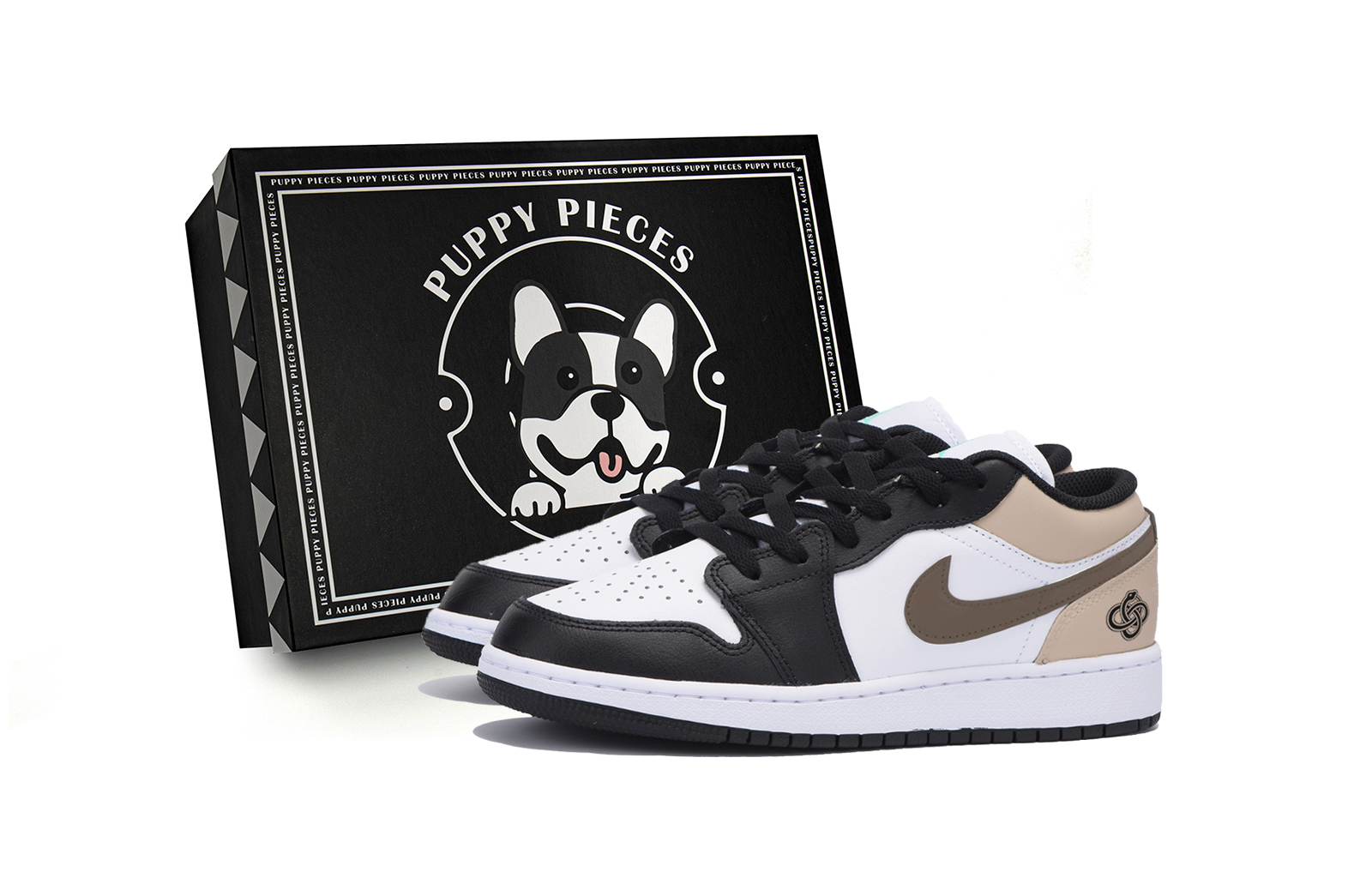 Jordan Air Jordan 1 Vintage Basketball Shoes Men’s Low Top Black Brown