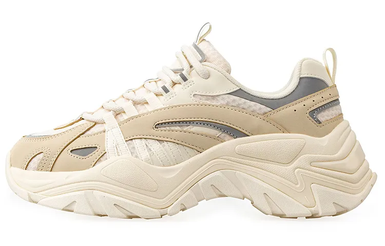 FILA Fishbone Fusion Feile Trendy Brand Abrasion Resistant Height Increasing Low top Chunky Sneakers Women's