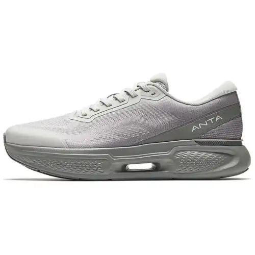 Anta Divine Run 11 Slip Resistant And Breathable Low top Training Shoes Men's Gray