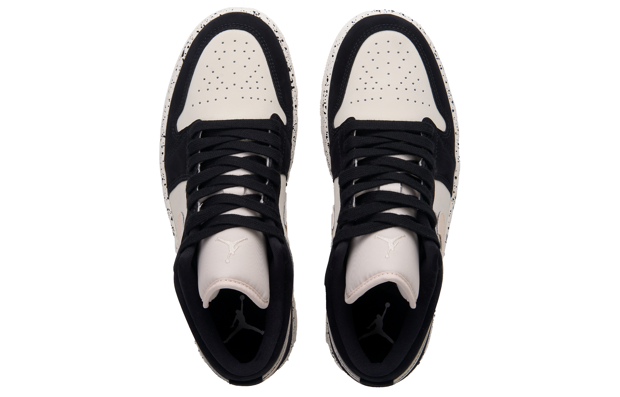 Jordan Air Jordan 1 Out Of Control Peach Low top Vintage Basketball Shoes Unisex Black Pink