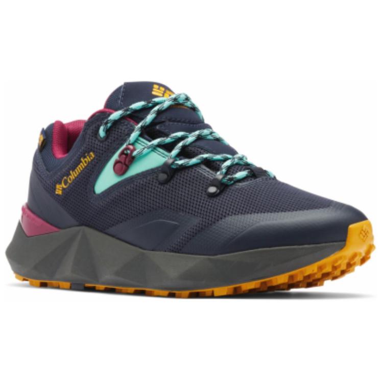 Columbia FACET 60 LOW OUTDRY Comfortable And Breathable Cushioning Waterproof Low top Hiking Shoes Women’s Dark Blue
