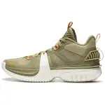 Li Ning Storm 2024 WNTR Cushioning Slip Resistant Abrasion Resistant High top Basketball Shoes Men's White Green