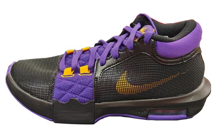 Мужские кроссовки Nike Witness 8 Lebron 8 (черно-фиолетовые)