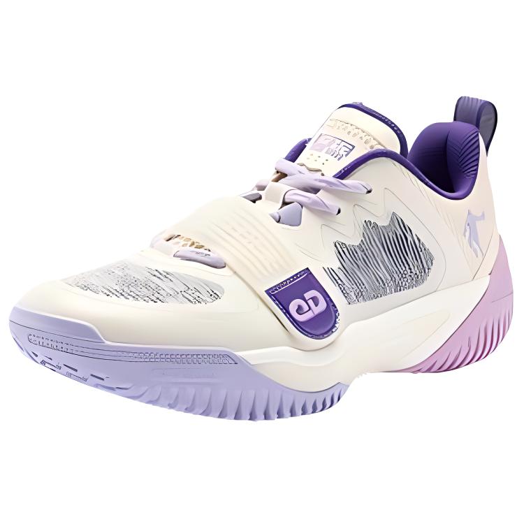 QIAODAN Polishing 6 Team Comfortable And Trendy Synthetic Leather Slip Resistant Abrasion Resistant Low top