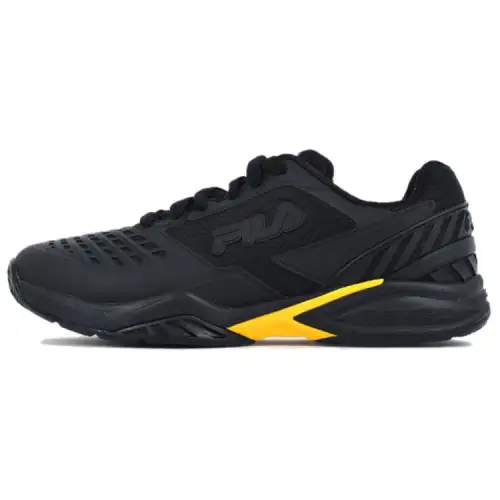 FILA Exilus 2 Abrasion Resistant Low top Tennis Shoes Men's Black
