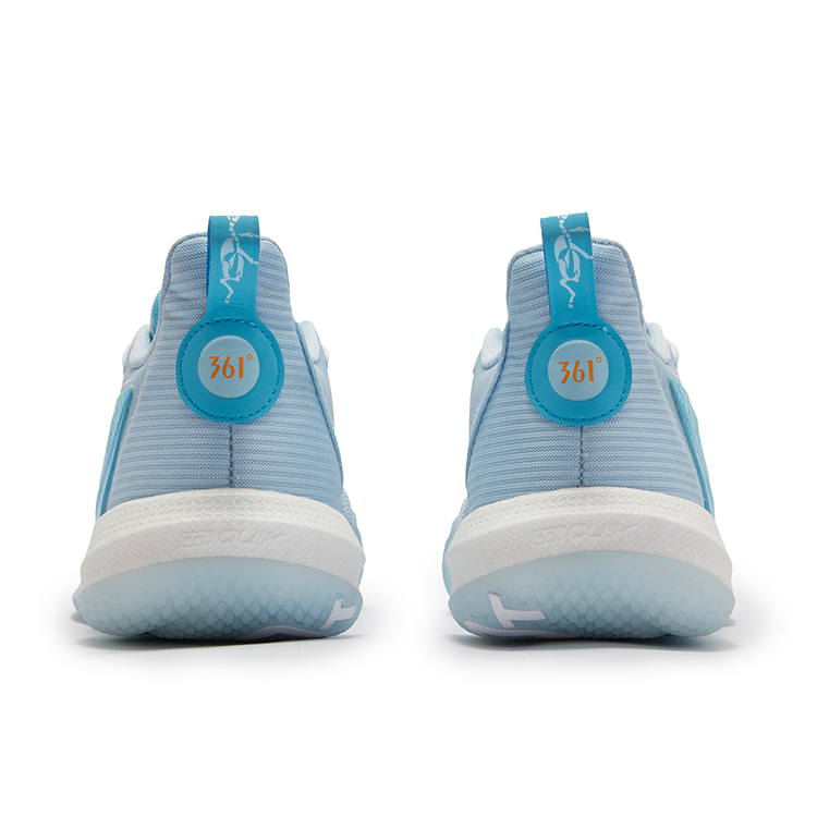 361° Slip Resistant Abrasion Resistant Low top Basketball Shoes Men’s Glacier Blue