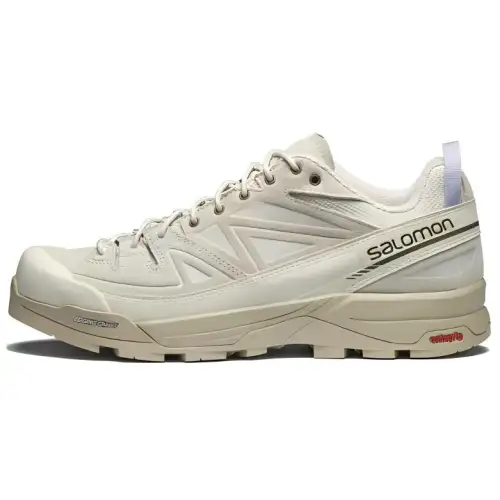 SALOMON X ALP Breathable Support Lightweight Grip Low top Mountaineering Shoes Unisex Beige Gray