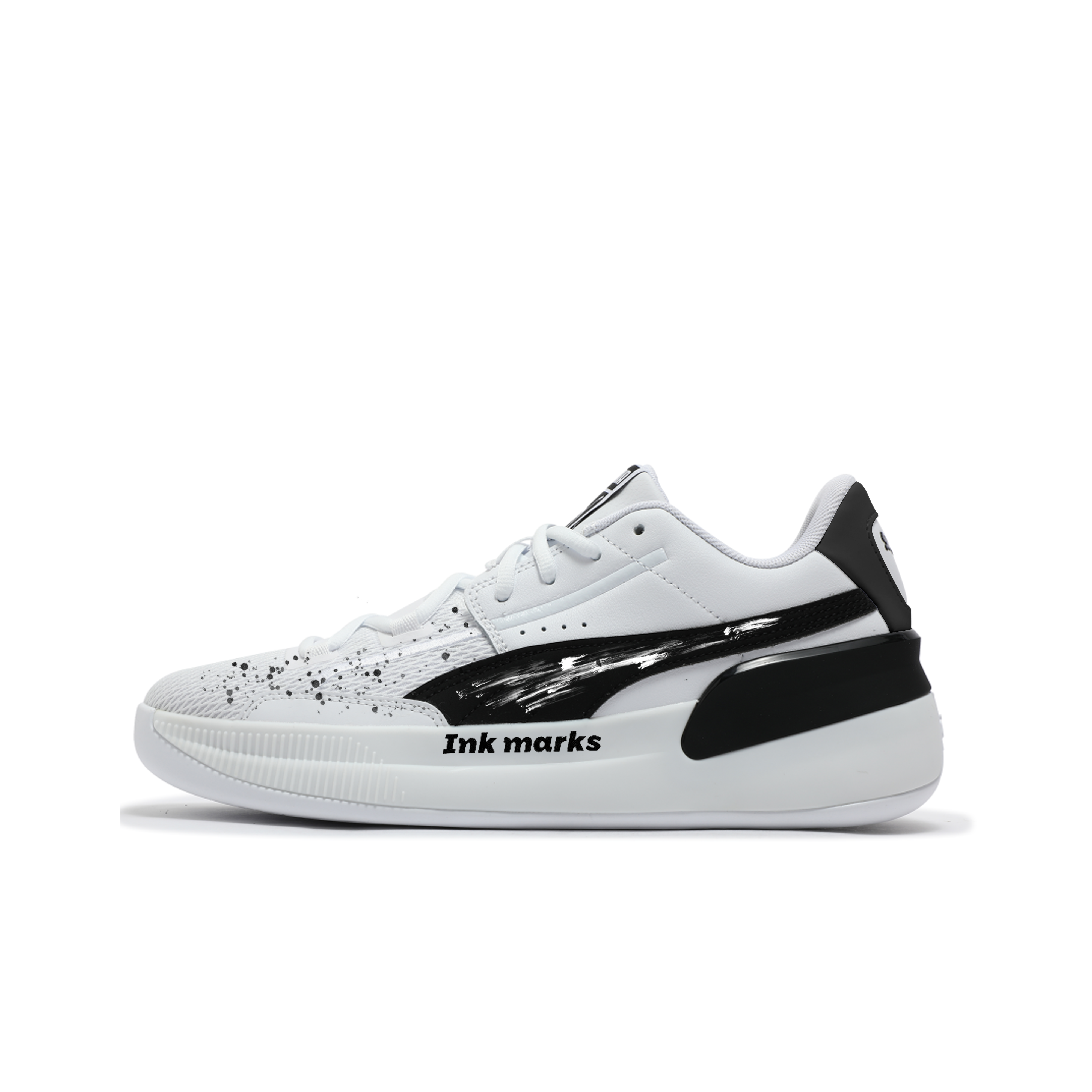 PUMA Clyde Hardwood Team Abrasion Resistant Low top Basketball Shoes Unisex