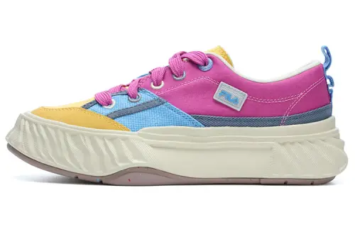 FILA Fosso Chuanxing Shoes Low top Canvas Shoes Women's Violet