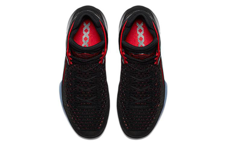 Мужские кроссовки Jordan Air Jordan 32 MJ Day Banned Bred (черный / красный) — Чёрный / красный — фото 3