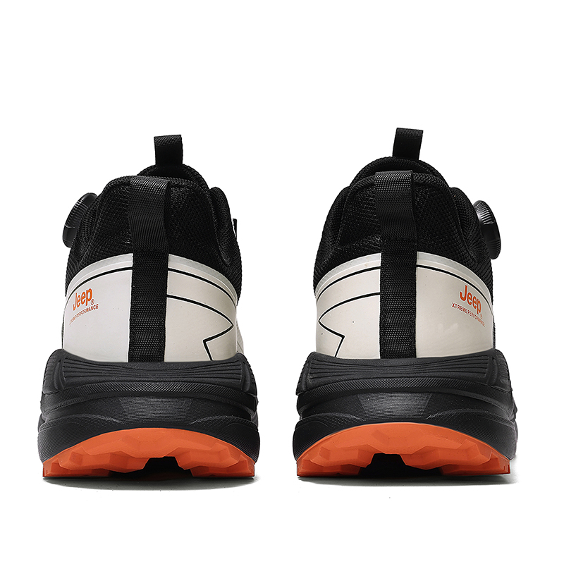 Jeep Low top Hiking Shoes Unisex Beige Orange