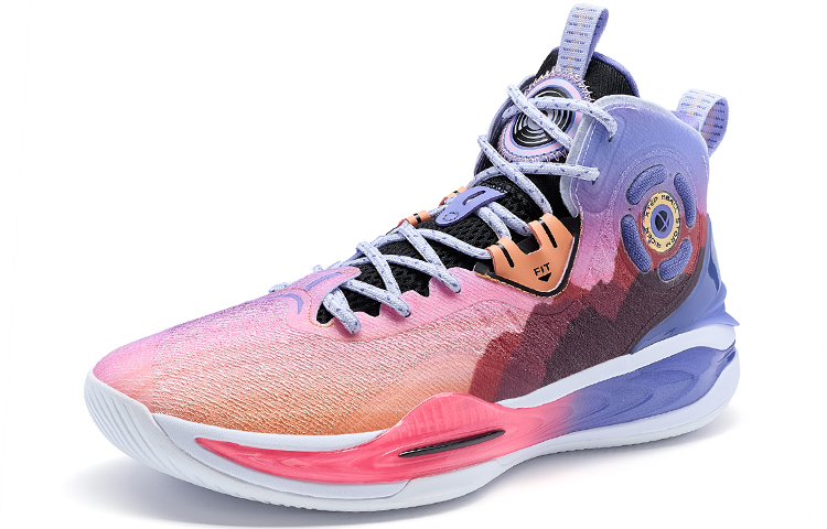 XTEP Wind Style 2 High top Basketball Shoes Men’s Pink Purple