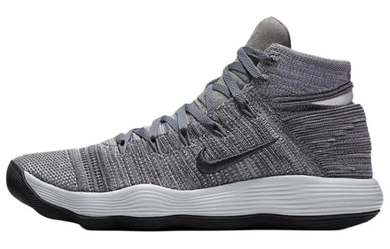 Nike Hyperdunk 2017 Comfortable Mid top Basketball Shoes Men's Gray