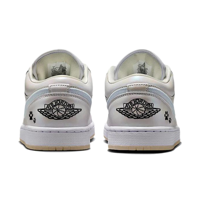 Jordan Air Jordan 1 Vintage Basketball Shoes Women’s Low Top White/Brown