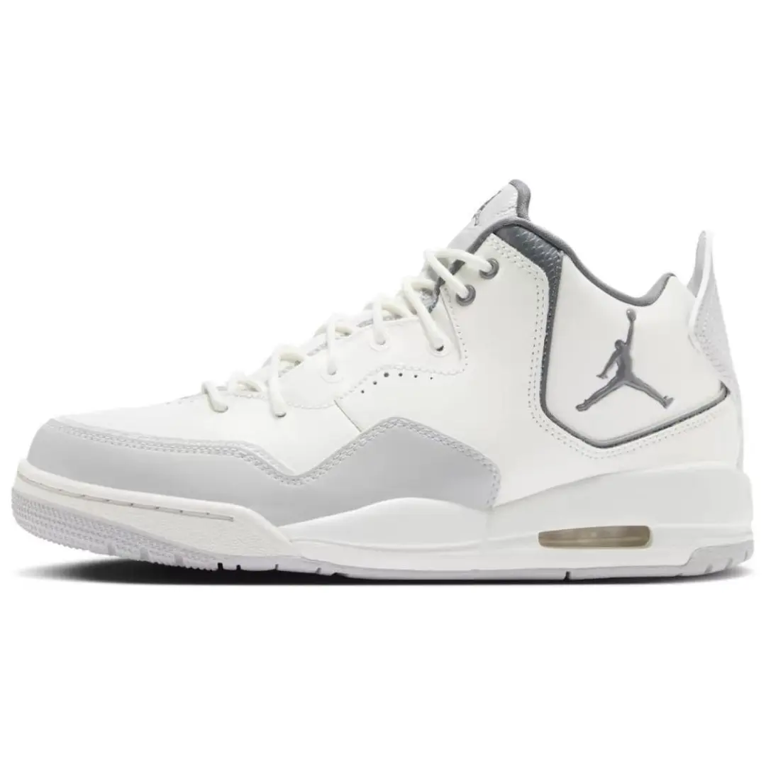 Jordan Courtside 23 Textile, Artificial Leather Cushioning Slip Resistant Mid top Vintage Basketball Shoes Men's