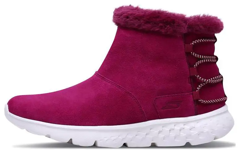 Skechers ON THE GO Short Snow Boots Women's Fuchsia