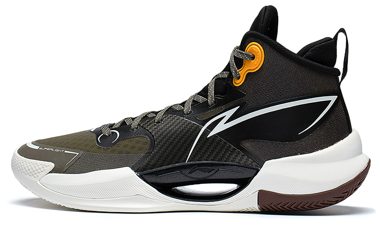 Li Ning Ultra Light Textile, Synthetic Leather, TPU Slip Resistant, Abrasion Resistant, Lightweight Mid top